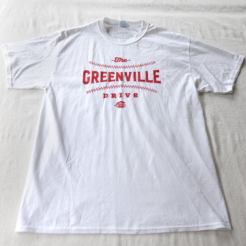 The Greenville Drive Baseball T-Shirt | White Graphic Tee Fanwear | Streetwear